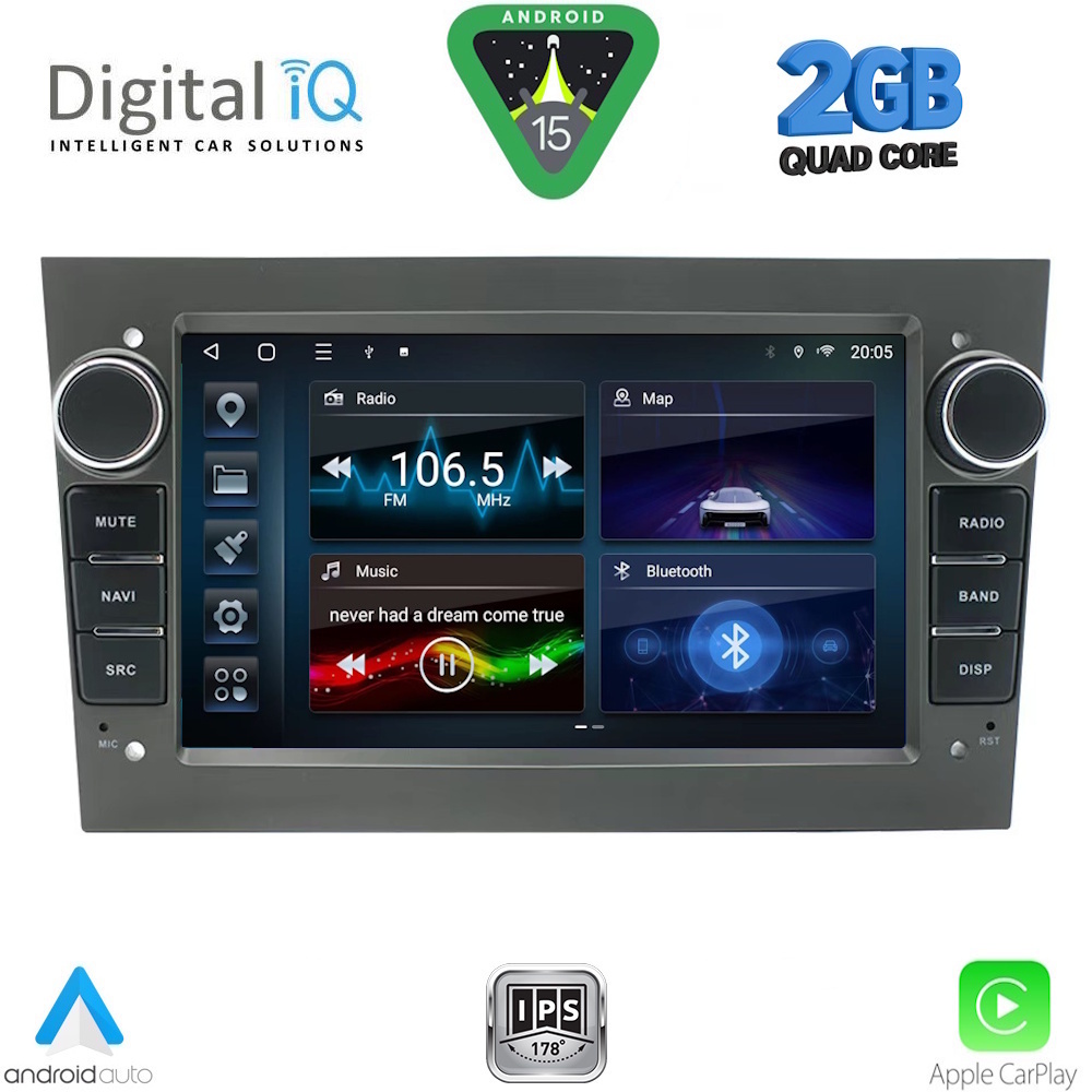 DIGITAL IQ BLD 219GR_CPA (7" DECK) MULTIMEDIA SYSTEM for OPEL ALL mod. 2003-2014 (GREY) DIGITAL IQ BLD 219GR_CPA (7" DECK) MULTIMEDIA SYSTEM for OPEL ALL mod. 2003-2014 (GREY)