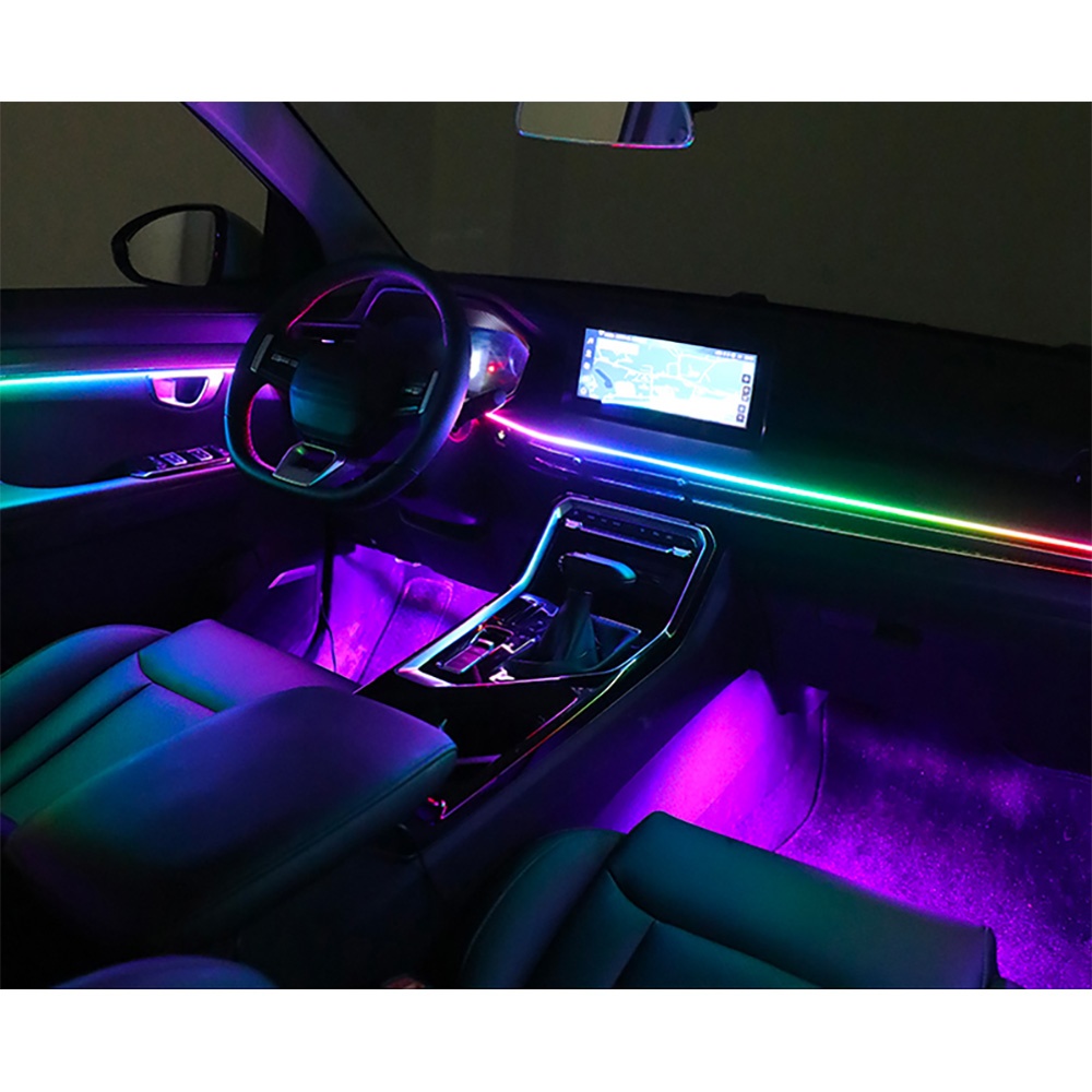 DIQ AMBIENT CRT 64 (BLACK) (Universal Thin Light Black Strip Ambient Light, 18 Lights with 64 colours) DIQ AMBIENT CRT 64 (BLACK) (Universal Thin Light Black Strip Ambient Light, 18 Lights with 64 colours)