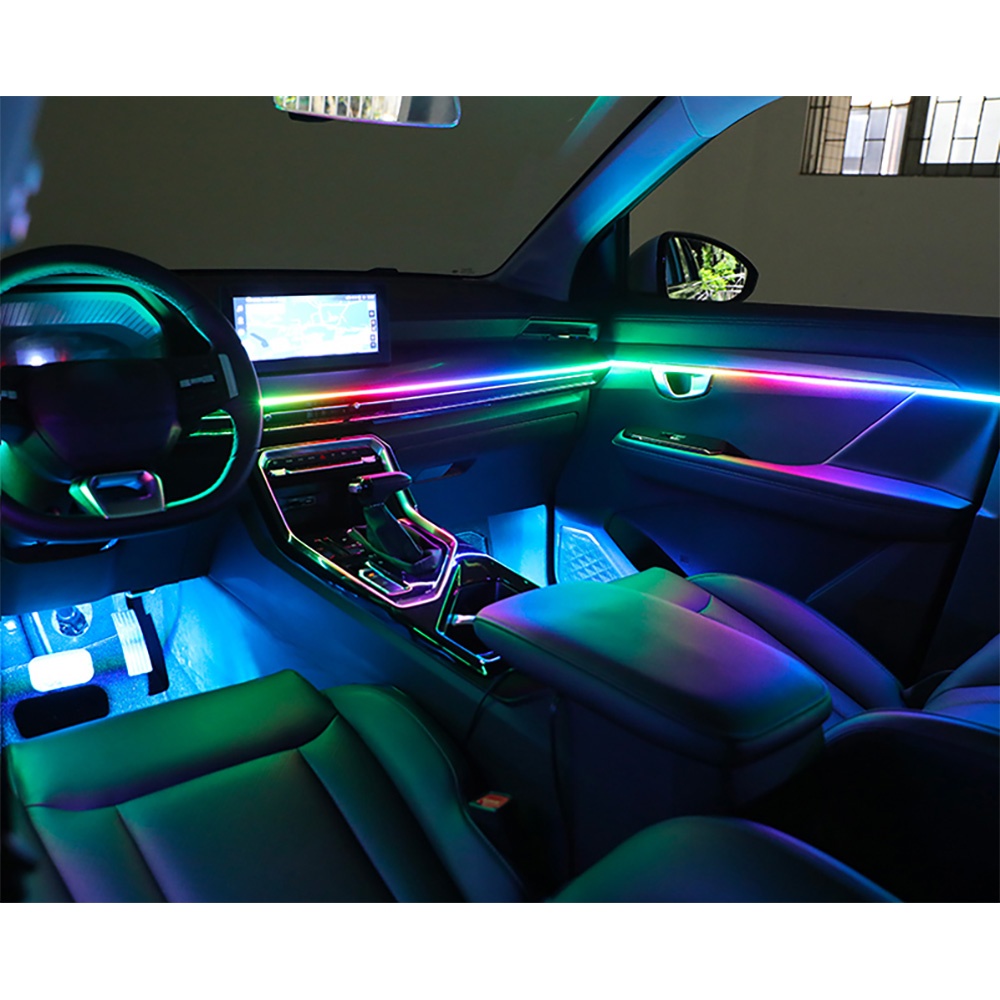 DIQ AMBIENT CRT 64 (BLACK) (Universal Thin Light Black Strip Ambient Light, 18 Lights with 64 colours) DIQ AMBIENT CRT 64 (BLACK) (Universal Thin Light Black Strip Ambient Light, 18 Lights with 64 colours)