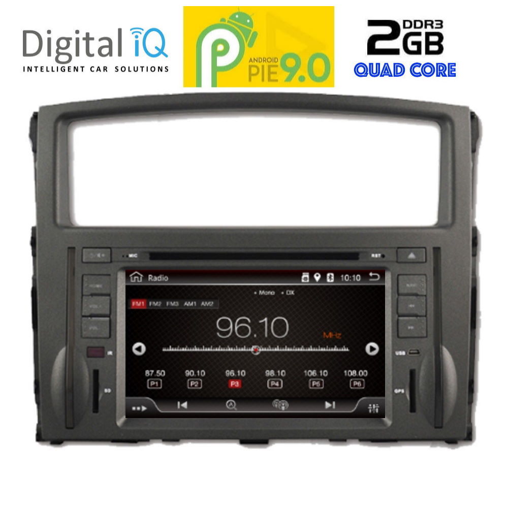 DIGITAL IQ 9038_GPS (7''_DVD) MULTIMEDIA SYSTEM for MITSUBISHI PAJERO mod. 2006-2013 DIGITAL IQ 9038_GPS (7''_DVD) MULTIMEDIA SYSTEM for MITSUBISHI PAJERO mod. 2006-2013