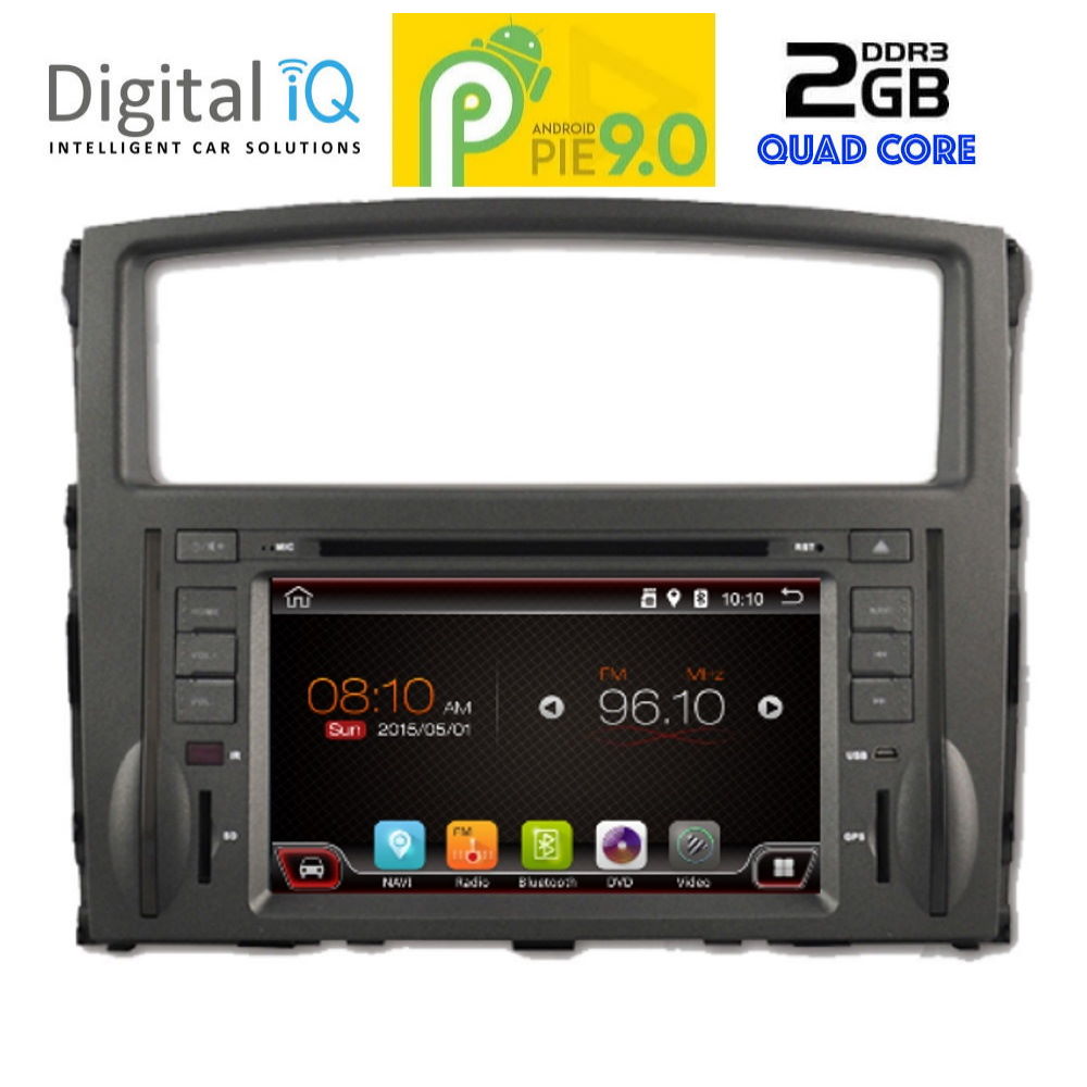 DIGITAL IQ 9038_GPS (7''_DVD) MULTIMEDIA SYSTEM for MITSUBISHI PAJERO mod. 2006-2013 DIGITAL IQ 9038_GPS (7''_DVD) MULTIMEDIA SYSTEM for MITSUBISHI PAJERO mod. 2006-2013