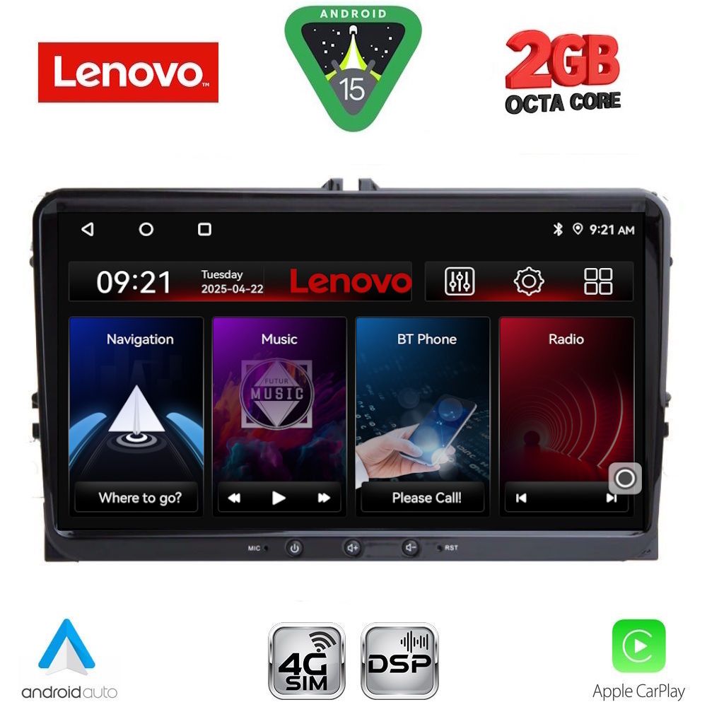 LENOVO LVF 489_CPA (9inc) MULTIMEDIA TABLET for SEAT - SKODA - VW mod. 2004-2014 LENOVO LVF 489_CPA (9inc) MULTIMEDIA TABLET for SEAT - SKODA - VW mod. 2004-2014