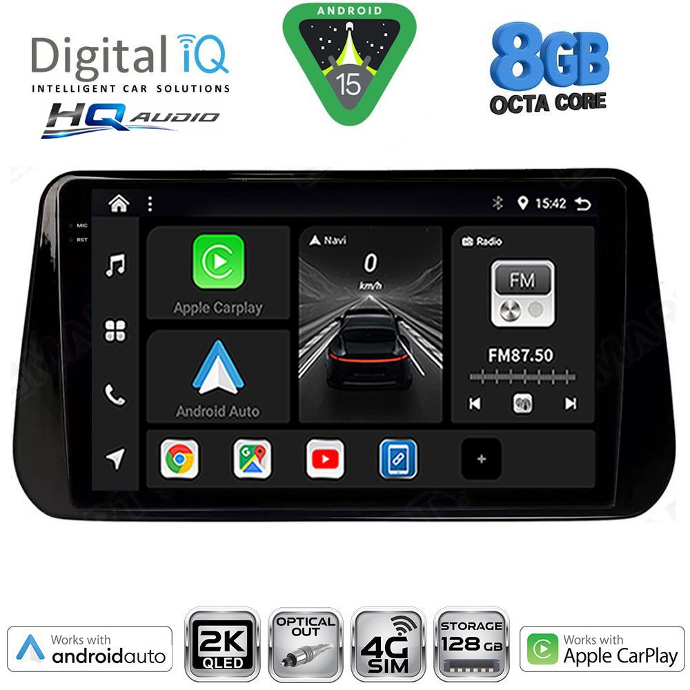 DIGITAL IQ BXK 20238B_CPAA (10inc) MULTIMEDIA TABLET for HYUNDAI IX45 - SANTA FE mod. 2021-2023 DIGITAL IQ BXK 20238B_CPAA (10inc) MULTIMEDIA TABLET for HYUNDAI IX45 - SANTA FE mod. 2021-2023