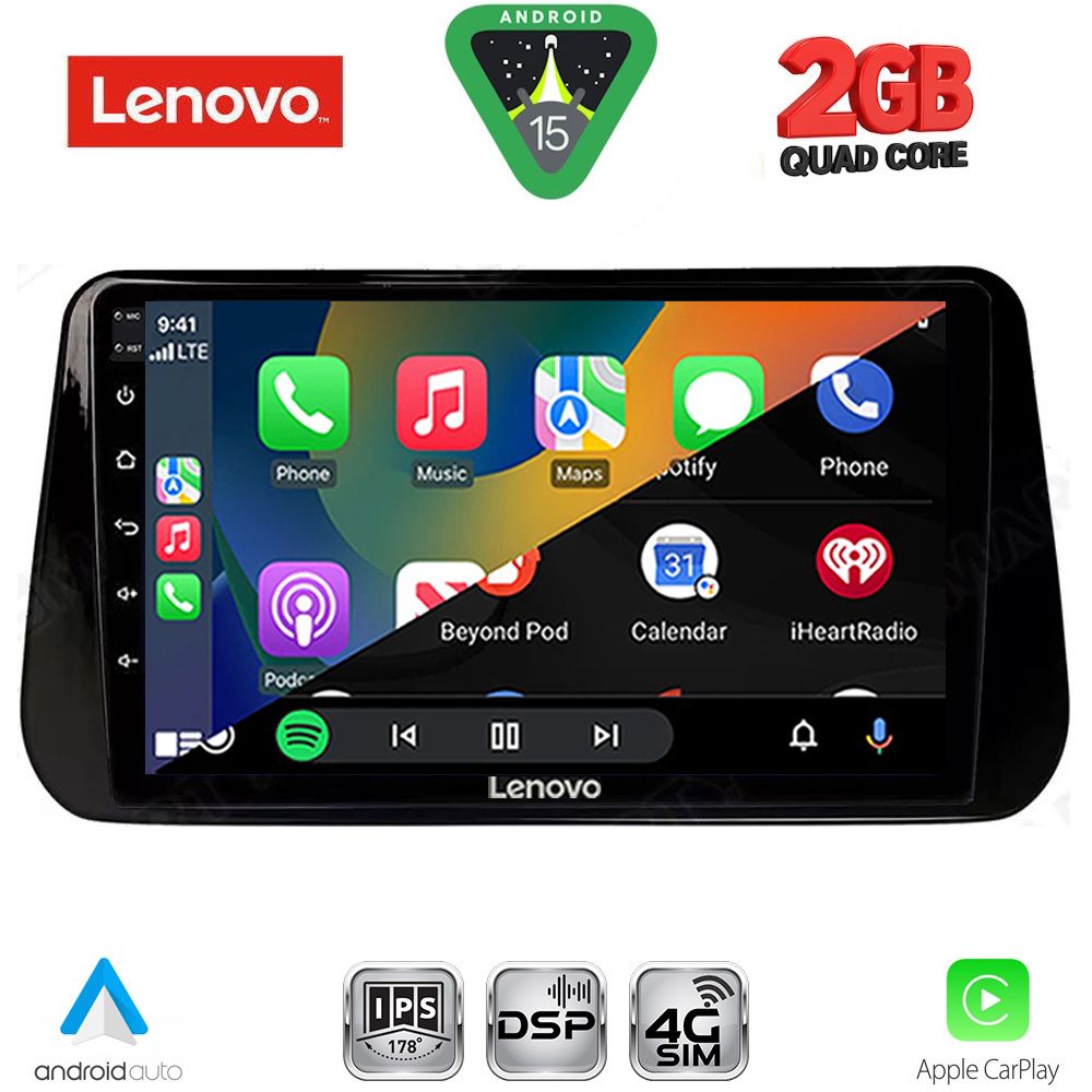 LENOVO LVF 5238B_CPA (10inc) MULTIMEDIA TABLET for HYUNDAI IX45 - SANTA FE mod. 2021-2023 LENOVO LVF 5238B_CPA (10inc) MULTIMEDIA TABLET for HYUNDAI IX45 - SANTA FE mod. 2021-2023