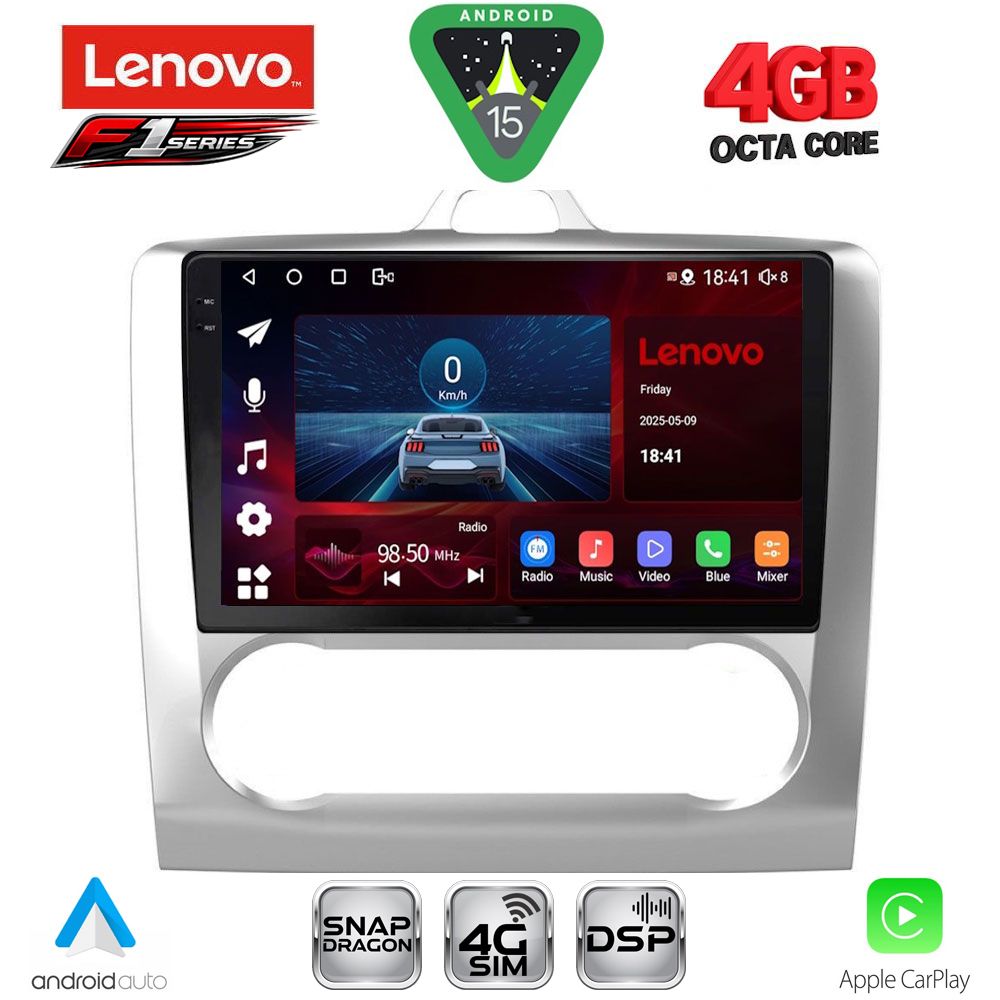 LENOVO SSQ 9156SL_CPA CLIMA (9inc) MULTIMEDIA TABLET for FORD FOCUS mod. 2005-2012 (SILVER) LENOVO SSQ 9156SL_CPA CLIMA (9inc) MULTIMEDIA TABLET for FORD FOCUS mod. 2005-2012 (SILVER)