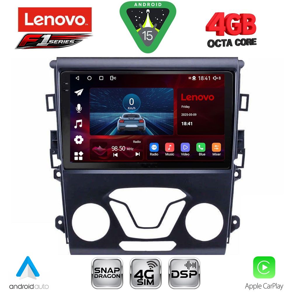 LENOVO SSQ 9164_CPA A/C (9inc) MULTIMEDIA TABLET for FORD MONDEO mod. 2014-2023 LENOVO SSQ 9164_CPA A/C (9inc) MULTIMEDIA TABLET for FORD MONDEO mod. 2014-2023