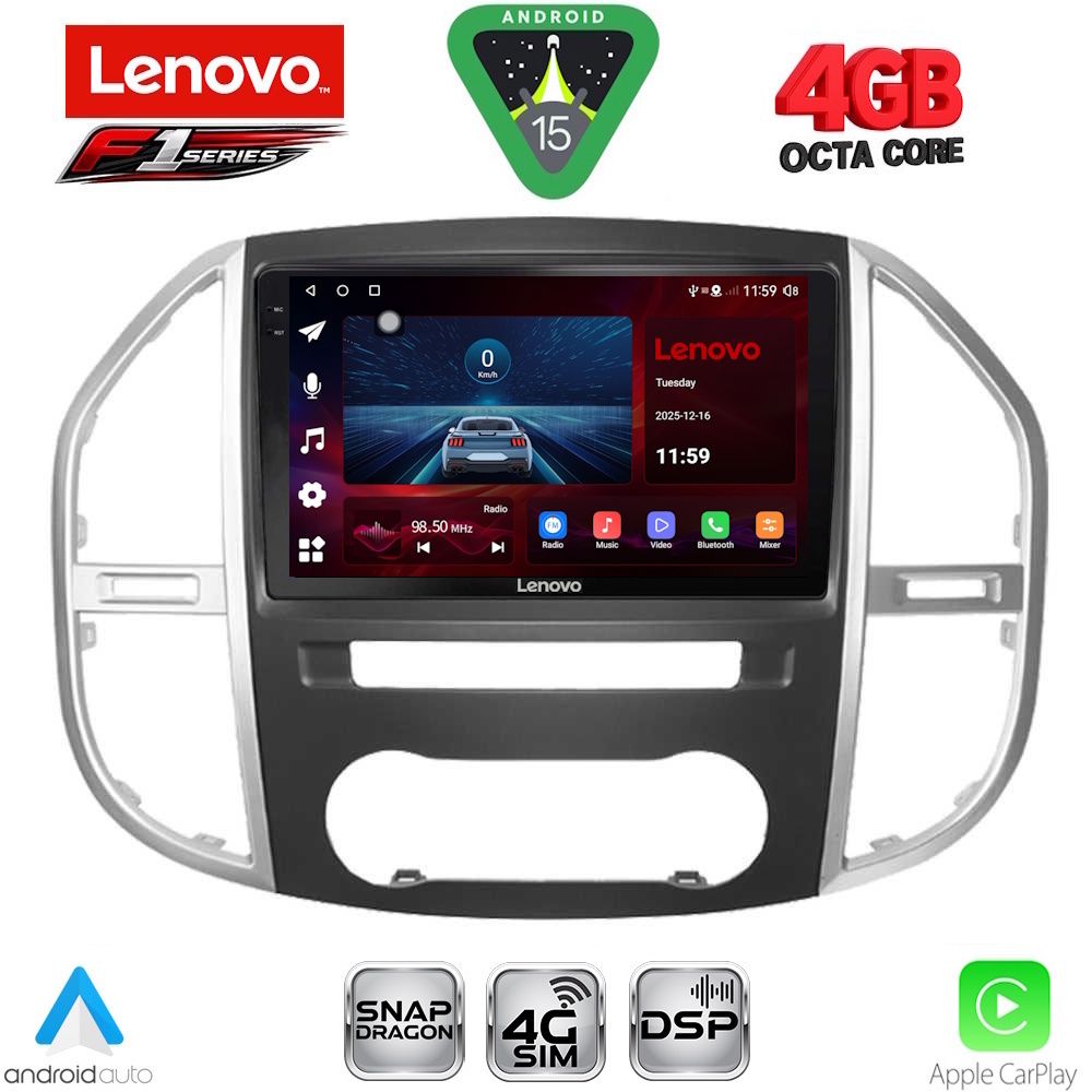 LENOVO SSQ 9429_CPA (10inc) MULTIMEDIA TABLET for MERCEDES VITO – VIANO (W447) mod. 2015-2024 LENOVO SSQ 9429_CPA (10inc) MULTIMEDIA TABLET for MERCEDES VITO – VIANO (W447) mod. 2015-2024