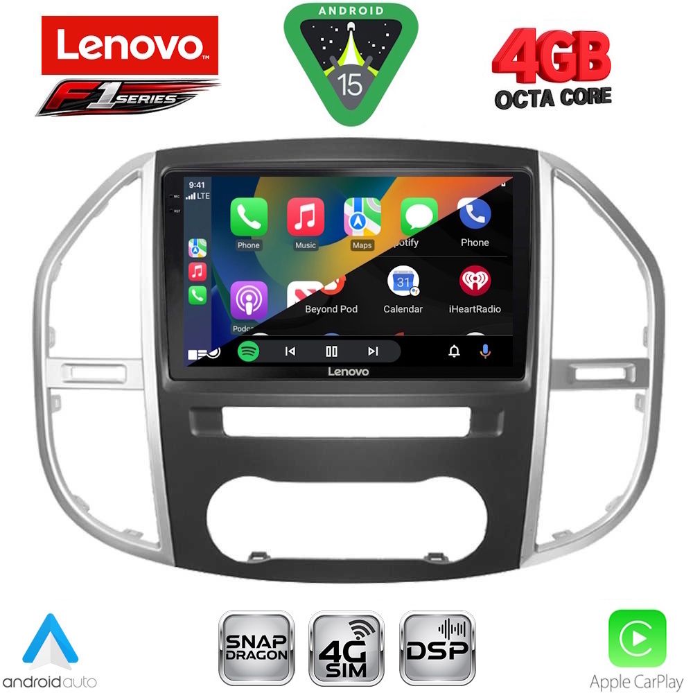 LENOVO SSQ 9429_CPA (10inc) MULTIMEDIA TABLET for MERCEDES VITO – VIANO (W447) mod. 2015-2024 LENOVO SSQ 9429_CPA (10inc) MULTIMEDIA TABLET for MERCEDES VITO – VIANO (W447) mod. 2015-2024
