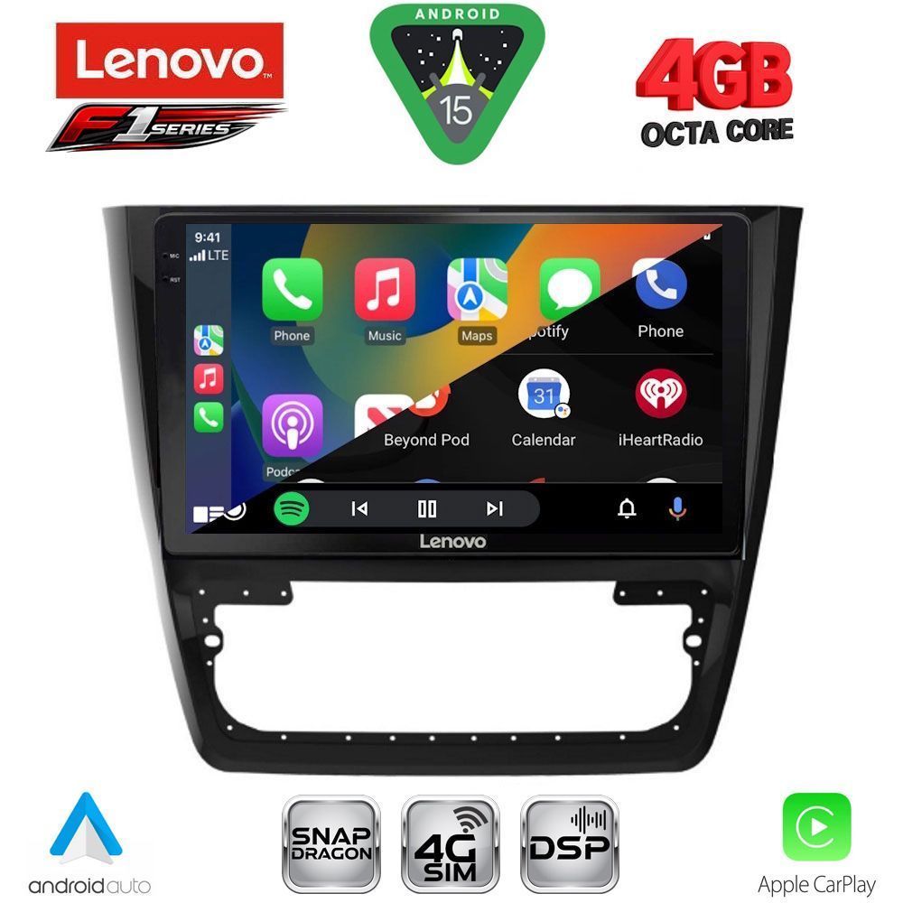 LENOVO SSQ 9610_CPA (10inc) MULTIMEDIA TABLET for SKODA YETI mod. 2014-2018 LENOVO SSQ 9610_CPA (10inc) MULTIMEDIA TABLET for SKODA YETI mod. 2014-2018