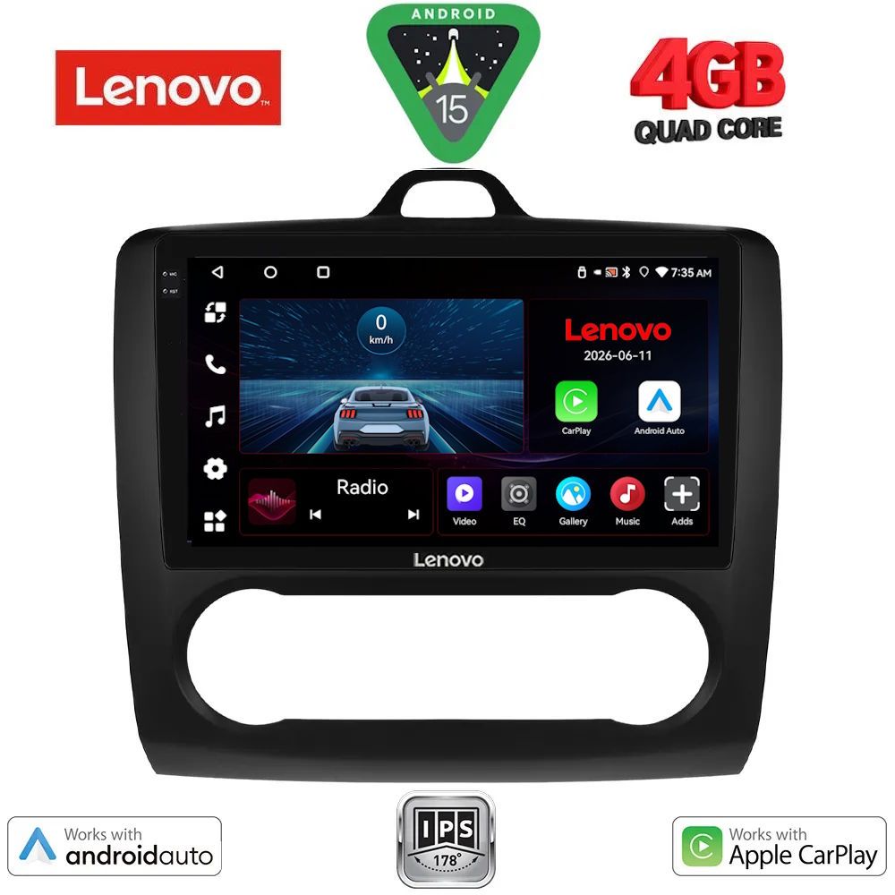 LENOVO LVE 8156BL_CPAA CLIMA (9inc) MULTIMEDIA TABLET for FORD FOCUS mod. 2005-2012 (BLACK) LENOVO LVE 8156BL_CPAA CLIMA (9inc) MULTIMEDIA TABLET for FORD FOCUS mod. 2005-2012 (BLACK)
