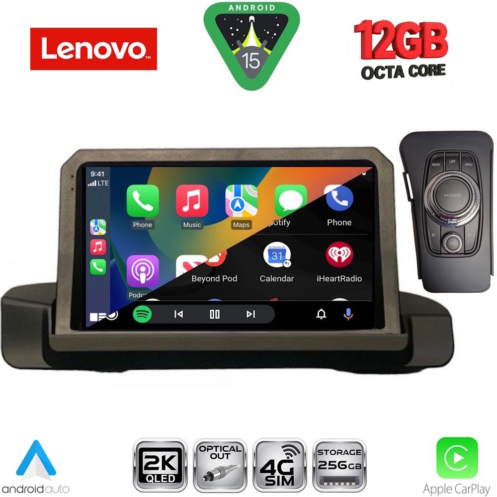 LENOVO SSZ 12044_CPA (9inc) MULTIMEDIA TABLET for BMW S.3 (E90-91-92) mod. 2005-2012 LENOVO SSZ 12044_CPA (9inc) MULTIMEDIA TABLET for BMW S.3 (E90-91-92) mod. 2005-2012