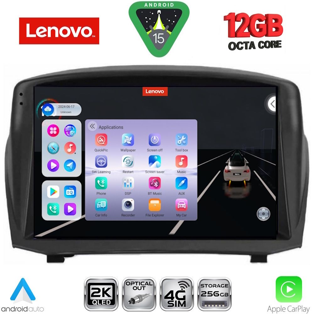LENOVO SSZ 12154B_CPA (9inc) MULTIMEDIA TABLET for FORD FIESTA mod. 2008-2017 LENOVO SSZ 12154B_CPA (9inc) MULTIMEDIA TABLET for FORD FIESTA mod. 2008-2017