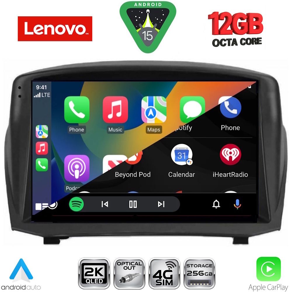 LENOVO SSZ 12154B_CPA (9inc) MULTIMEDIA TABLET for FORD FIESTA mod. 2008-2017 LENOVO SSZ 12154B_CPA (9inc) MULTIMEDIA TABLET for FORD FIESTA mod. 2008-2017