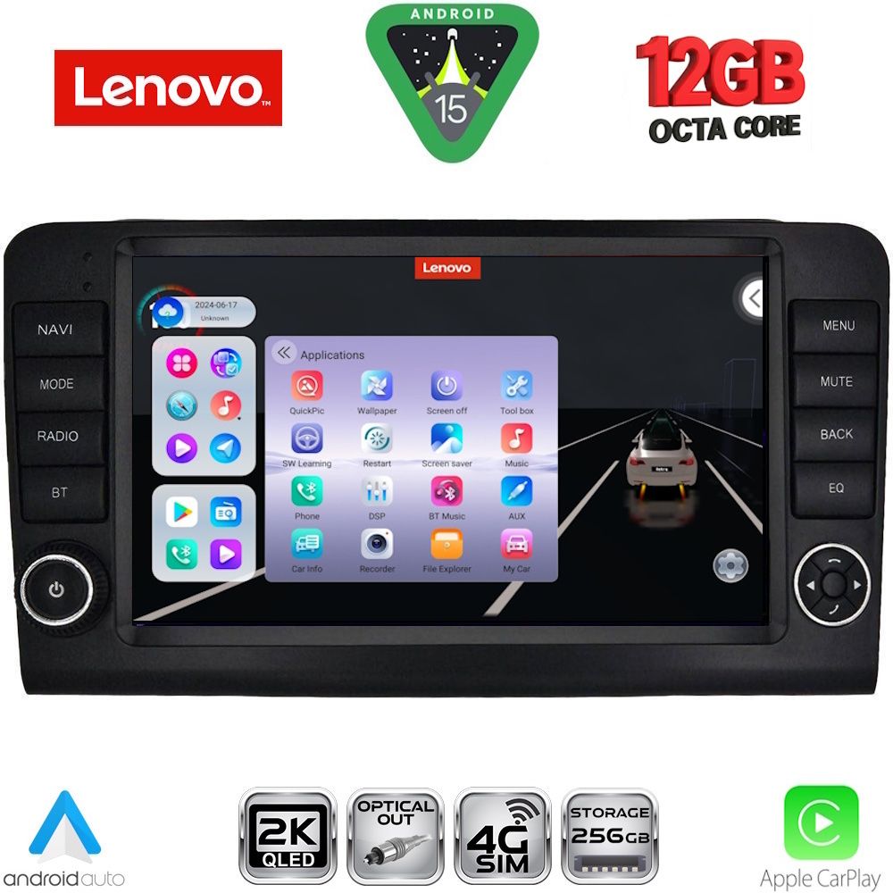 LENOVO SSZ 12416_CPA (9inc) MULTIMEDIA TABLET for MERCEDES ML (W164) – GL (X164) mod. 2005-2011 LENOVO SSZ 12416_CPA (9inc) MULTIMEDIA TABLET for MERCEDES ML (W164) – GL (X164) mod. 2005-2011