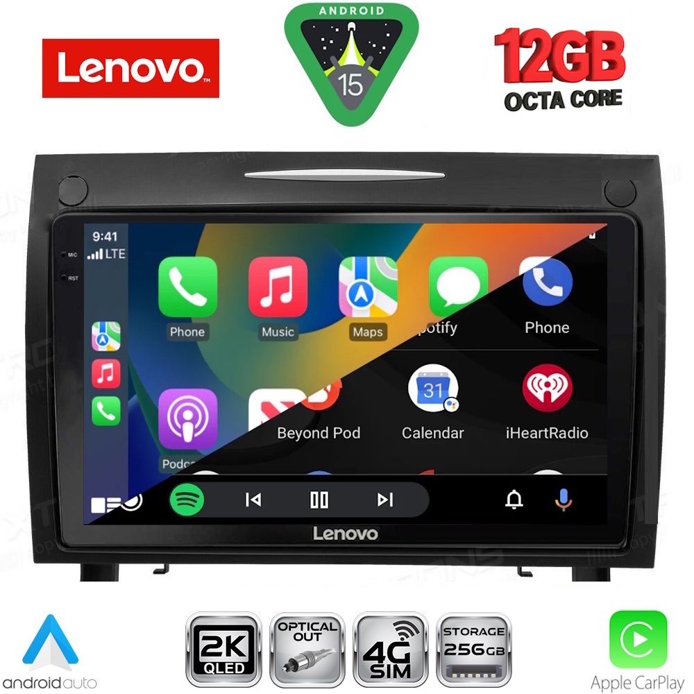 LENOVO SSZ 12419_CPA (9inc) MULTIMEDIA TABLET for MERCEDES SLK R171 mod. 2004-2010 LENOVO SSZ 12419_CPA (9inc) MULTIMEDIA TABLET for MERCEDES SLK R171 mod. 2004-2010