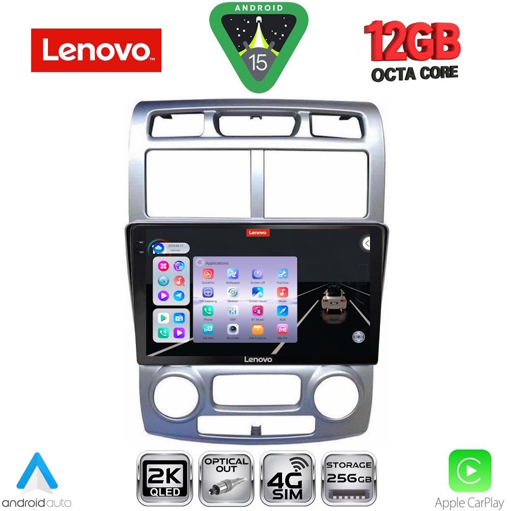 LENOVO SSZ 12324SL_CPA (CLIMA) (9inc) MULTIMEDIA TABLET for KIA SPORTAGE mod. 2004-2010 LENOVO SSZ 12324SL_CPA (CLIMA) (9inc) MULTIMEDIA TABLET for KIA SPORTAGE mod. 2004-2010
