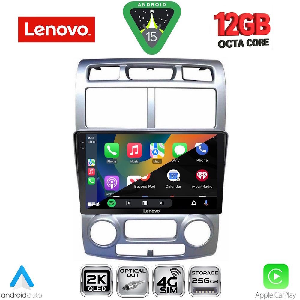 LENOVO SSZ 12324SL_CPA (CLIMA) (9inc) MULTIMEDIA TABLET for KIA SPORTAGE mod. 2004-2010 LENOVO SSZ 12324SL_CPA (CLIMA) (9inc) MULTIMEDIA TABLET for KIA SPORTAGE mod. 2004-2010