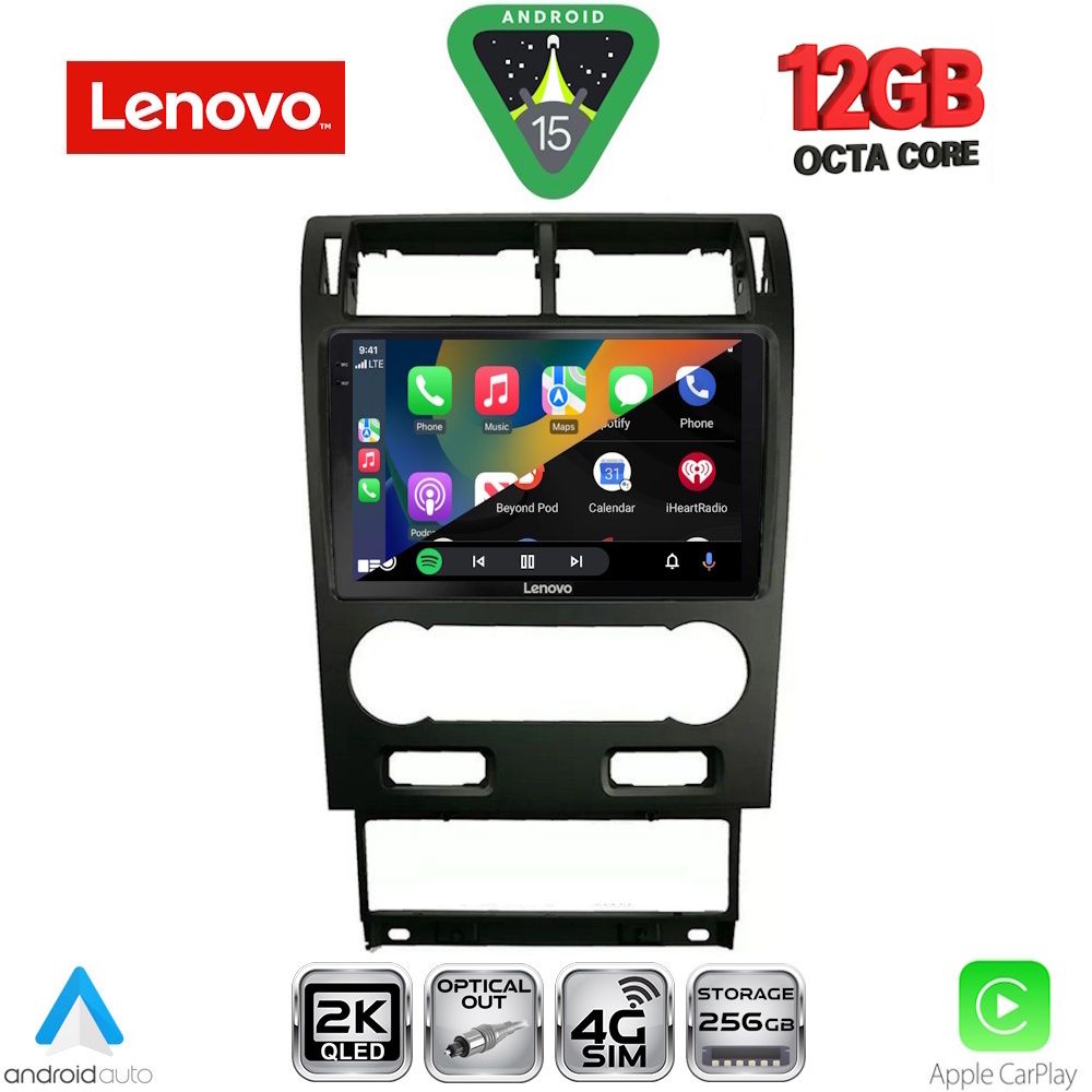 LENOVO SSZ 12161A_CPA (9inc) MULTIMEDIA TABLET for FORD MONDEO mod. 2003-2006 LENOVO SSZ 12161A_CPA (9inc) MULTIMEDIA TABLET for FORD MONDEO mod. 2003-2006