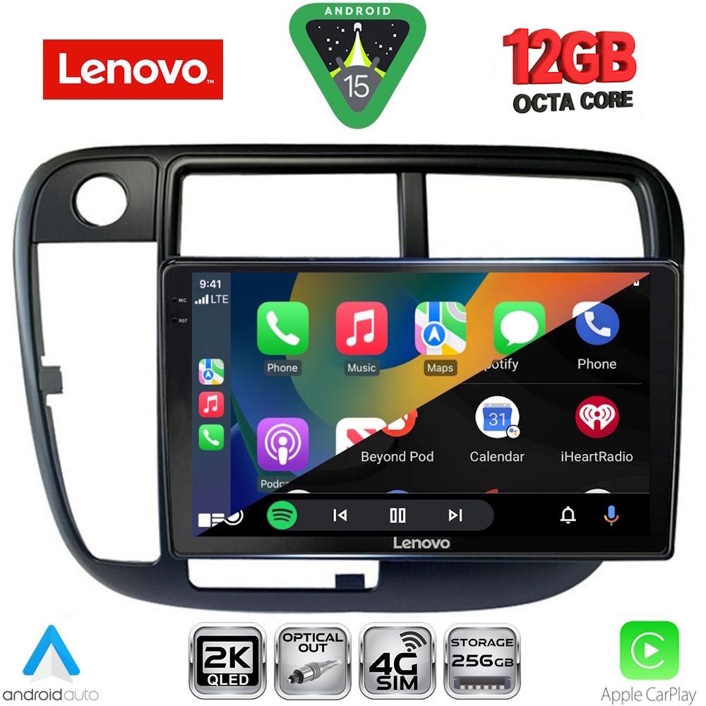 LENOVO SSZ 12186_CPA CLIMA (9inc) MULTIMEDIA TABLET for HONDA CIVIC mod. 1995-2001 LENOVO SSZ 12186_CPA CLIMA (9inc) MULTIMEDIA TABLET for HONDA CIVIC mod. 1995-2001