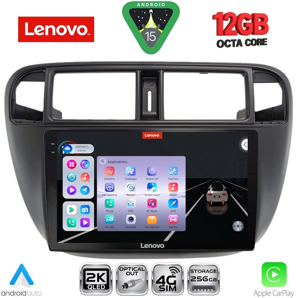 LENOVO SSZ 12186_CPA A/C (9inc) MULTIMEDIA TABLET for HONDA CIVIC mod. 1995-2001 LENOVO SSZ 12186_CPA A/C (9inc) MULTIMEDIA TABLET for HONDA CIVIC mod. 1995-2001