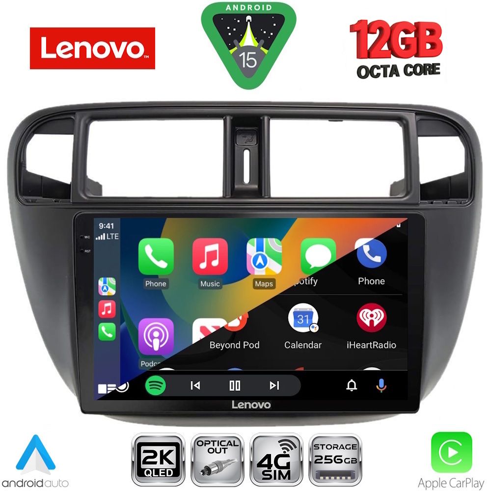 LENOVO SSZ 12186_CPA A/C (9inc) MULTIMEDIA TABLET for HONDA CIVIC mod. 1995-2001 LENOVO SSZ 12186_CPA A/C (9inc) MULTIMEDIA TABLET for HONDA CIVIC mod. 1995-2001