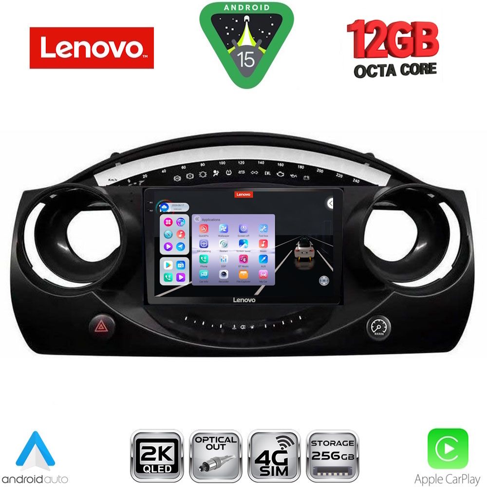 LENOVO SSZ 12063_CPA (9inc) MULTIMEDIA TABLET for MINI COOPER (R50-R52-R53) mod. 2000-2006 LENOVO SSZ 12063_CPA (9inc) MULTIMEDIA TABLET for MINI COOPER (R50-R52-R53) mod. 2000-2006