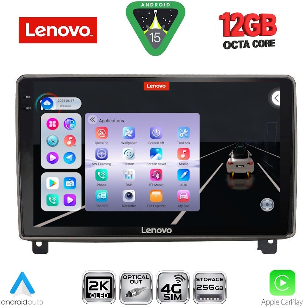 LENOVO SSZ 12517_CPA (9inc) MULTIMEDIA TABLET for PEUGEOT 407 mod. 2004-2011 LENOVO SSZ 12517_CPA (9inc) MULTIMEDIA TABLET for PEUGEOT 407 mod. 2004-2011