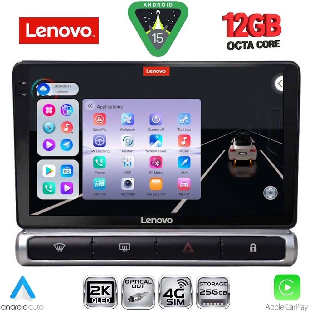 LENOVO SSZ 12093H_CPA (9inc) MULTIMEDIA TABLET for CITROEN C3 - DS3 mod. 2016-2024 High Version LENOVO SSZ 12093H_CPA (9inc) MULTIMEDIA TABLET for CITROEN C3 - DS3 mod. 2016-2024 High Version