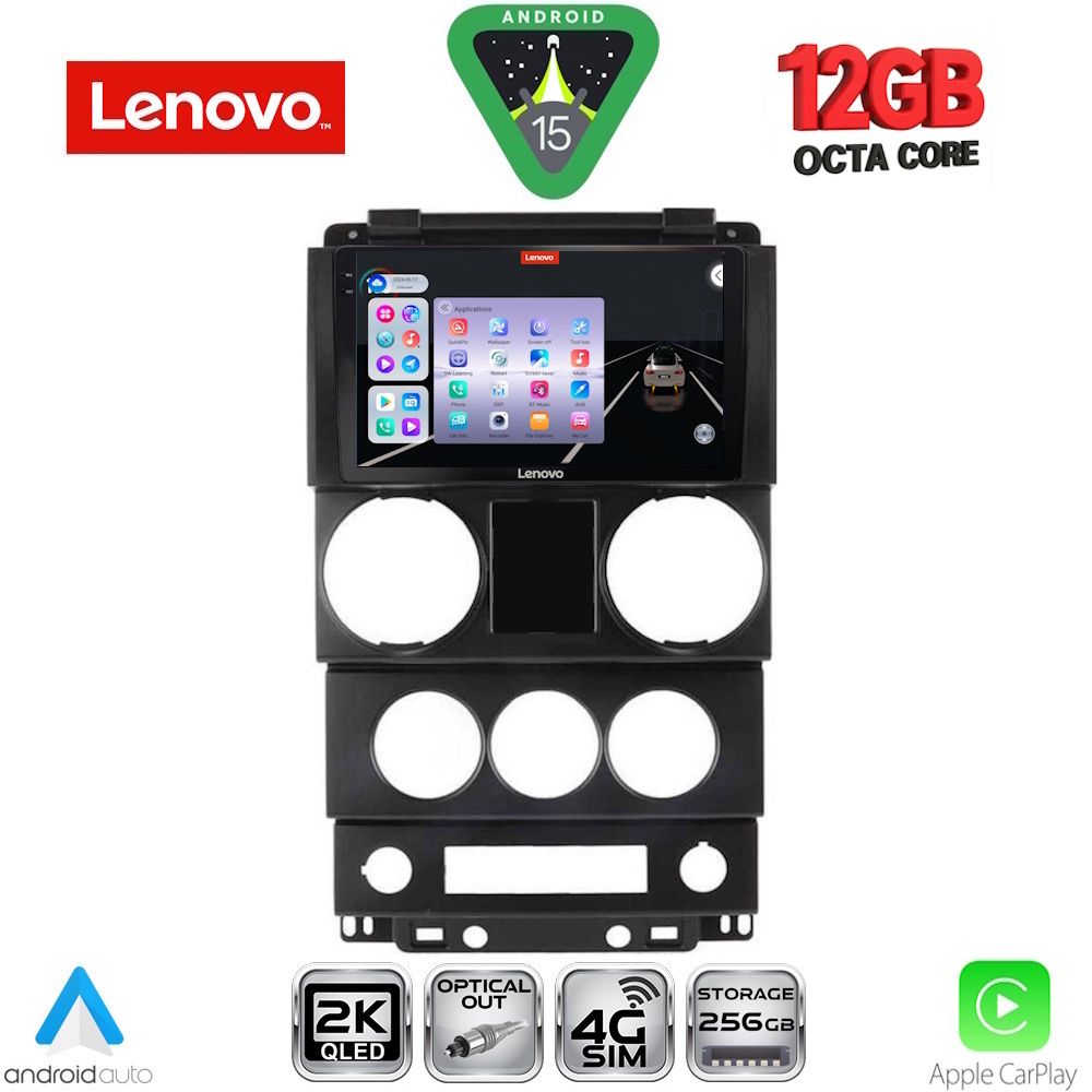 LENOVO SSZ 12292_CPA (9inc) MULTIMEDIA TABLET for JEEP WRANGLER mod. 2006-2011 LENOVO SSZ 12292_CPA (9inc) MULTIMEDIA TABLET for JEEP WRANGLER mod. 2006-2011