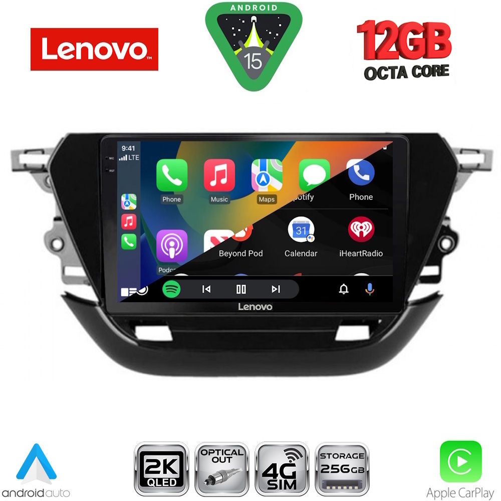 LENOVO SSZ 12487_CPA (9inc) MULTIMEDIA TABLET for OPEL CORSA F mod. 2019-2024 LENOVO SSZ 12487_CPA (9inc) MULTIMEDIA TABLET for OPEL CORSA F mod. 2019-2024