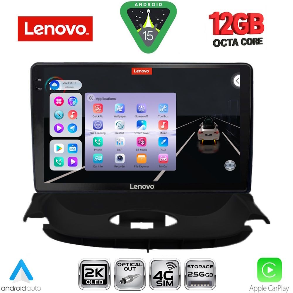 LENOVO SSZ 12505_CPA (9inc) MULTIMEDIA TABLET for PEUGEOT 206 mod. 1998-2006 LENOVO SSZ 12505_CPA (9inc) MULTIMEDIA TABLET for PEUGEOT 206 mod. 1998-2006