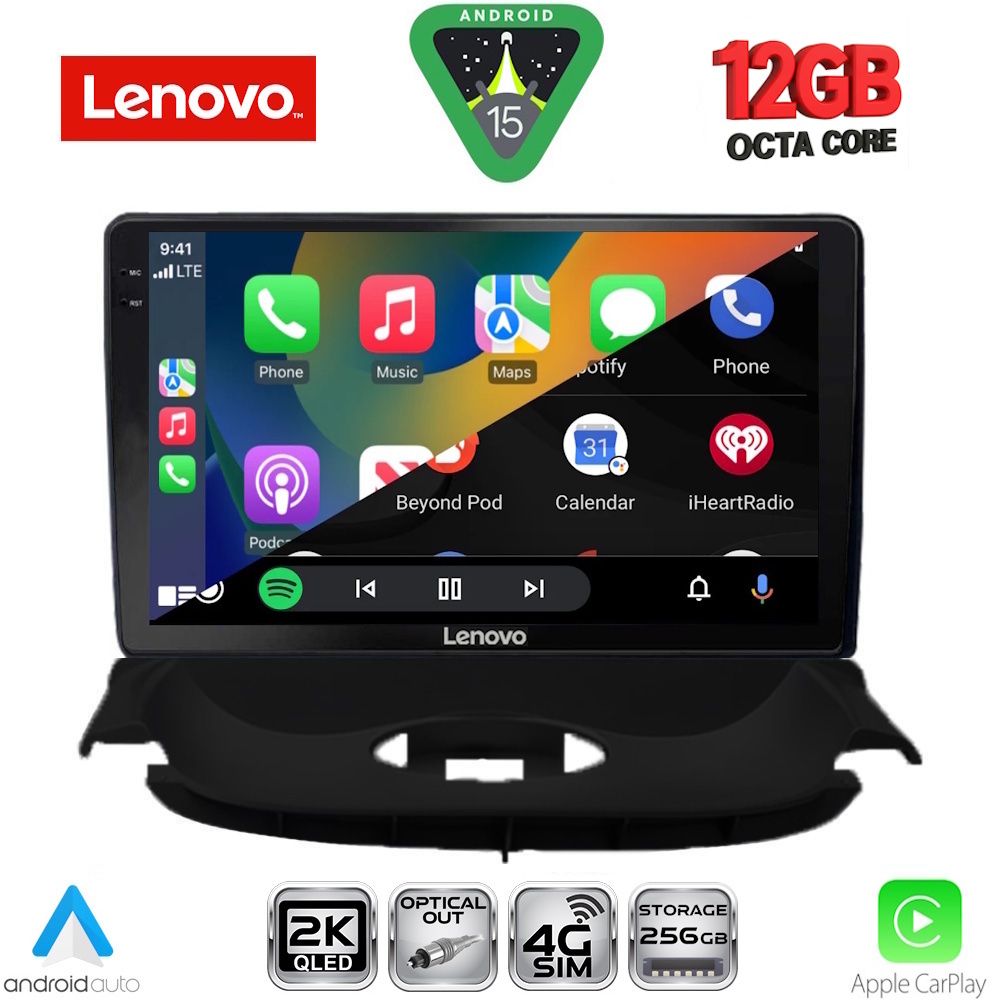 LENOVO SSZ 12505_CPA (9inc) MULTIMEDIA TABLET for PEUGEOT 206 mod. 1998-2006 LENOVO SSZ 12505_CPA (9inc) MULTIMEDIA TABLET for PEUGEOT 206 mod. 1998-2006