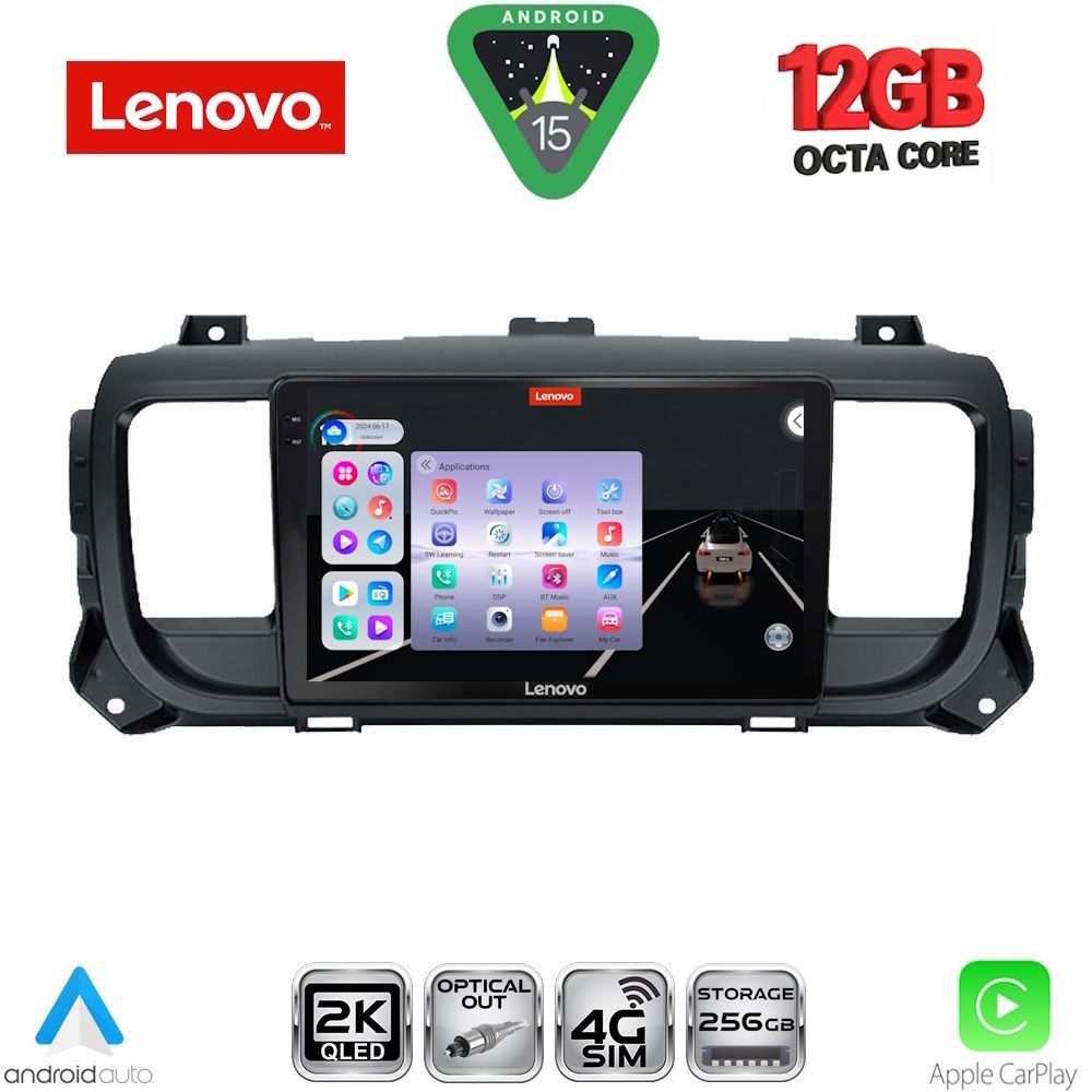 LENOVO SSZ 12729_CPA (9inc) MULTIMEDIA TABLET for CITROEN JUMPY-SPACETOURER – PEUGEOT EXPERT-TRAVELLER - TOYOTA PROACE mod.2016-2026 LENOVO SSZ 12729_CPA (9inc) MULTIMEDIA TABLET for CITROEN JUMPY-SPACETOURER – PEUGEOT EXPERT-TRAVELLER - TOYOTA PROACE mod.2016-2026