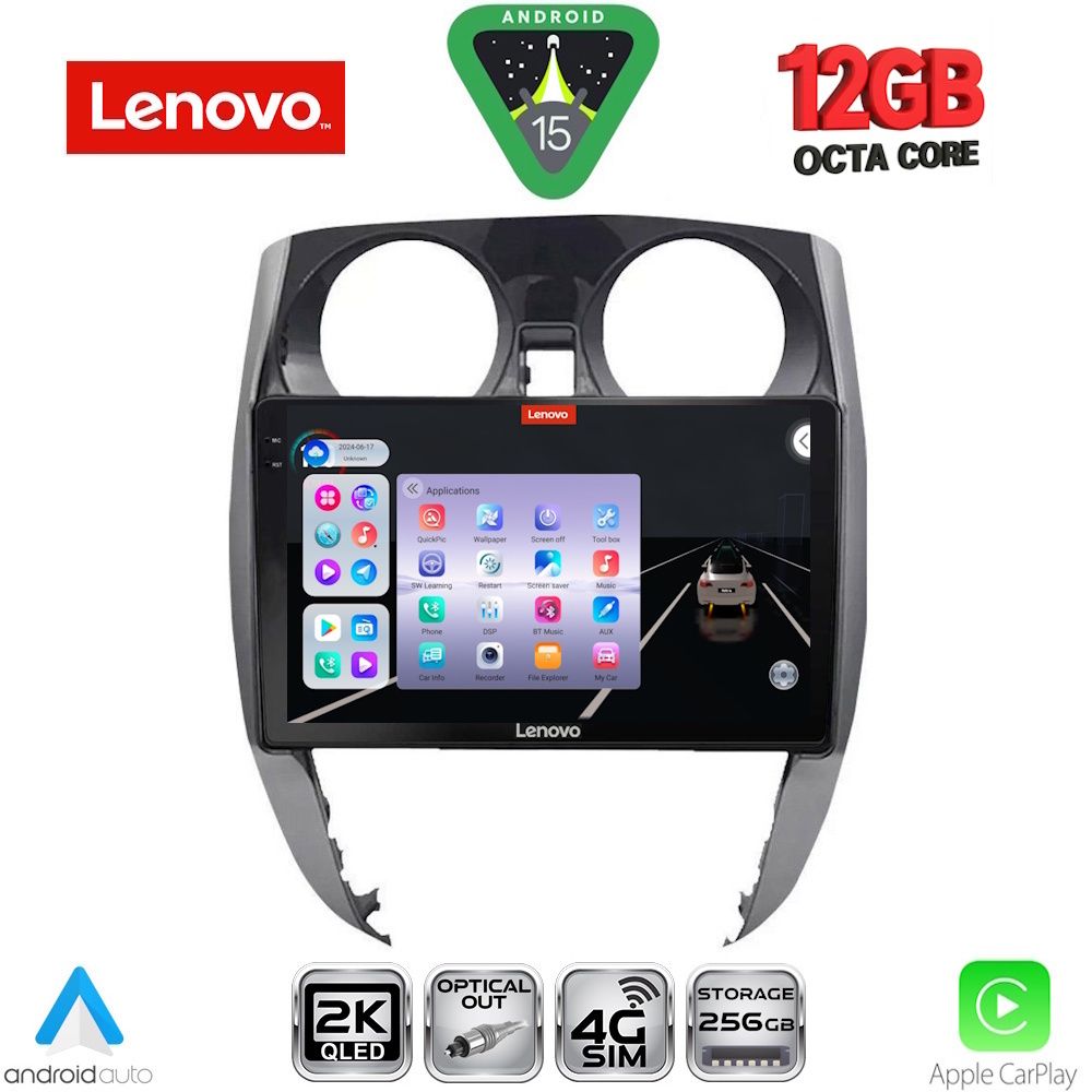 LENOVO SSZ 12464_CPA (10inc) MULTIMEDIA TABLET for NISSAN NOTE mod. 2012-2020 LENOVO SSZ 12464_CPA (10inc) MULTIMEDIA TABLET for NISSAN NOTE mod. 2012-2020