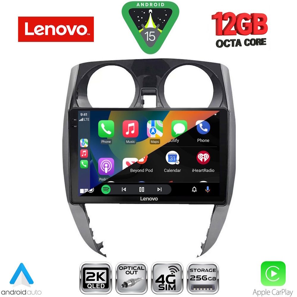LENOVO SSZ 12464_CPA (10inc) MULTIMEDIA TABLET for NISSAN NOTE mod. 2012-2020 LENOVO SSZ 12464_CPA (10inc) MULTIMEDIA TABLET for NISSAN NOTE mod. 2012-2020