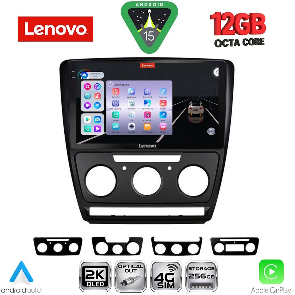 LENOVO SSZ 12595BL_CPA (10inc) MULTIMEDIA TABLET for SKODA OCTAVIA 5 mod. 2005-2012 (BLACK) LENOVO SSZ 12595BL_CPA (10inc) MULTIMEDIA TABLET for SKODA OCTAVIA 5 mod. 2005-2012 (BLACK)