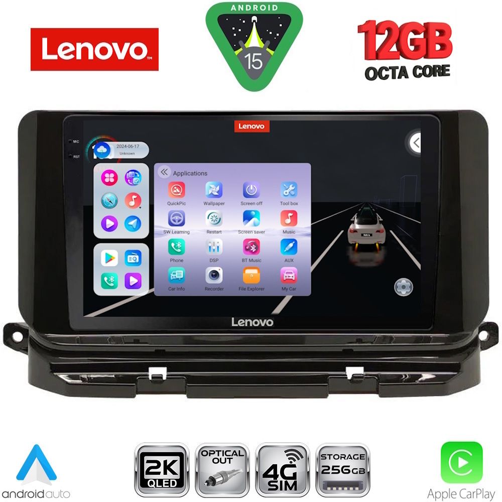 LENOVO SSZ 12598_CPA (10inc) MULTIMEDIA TABLET for SKODA OCTAVIA 8 mod. 2021-2026 LENOVO SSZ 12598_CPA (10inc) MULTIMEDIA TABLET for SKODA OCTAVIA 8 mod. 2021-2026