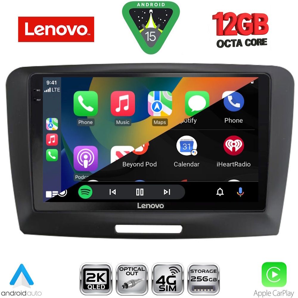 LENOVO SSZ 12604A_CPA (9inc) MULTIMEDIA TABLET for SKODA SUPERB mod. 2008-2015 LENOVO SSZ 12604A_CPA (9inc) MULTIMEDIA TABLET for SKODA SUPERB mod. 2008-2015