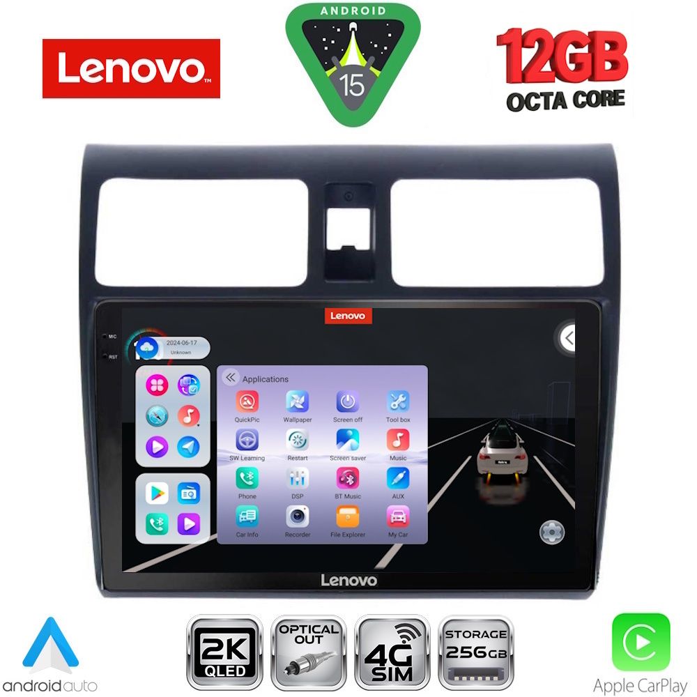 LENOVO SSZ 12684_CPA (10inc) MULTIMEDIA TABLET for SUZUKI SWIFT mod. 2005-2011 LENOVO SSZ 12684_CPA (10inc) MULTIMEDIA TABLET for SUZUKI SWIFT mod. 2005-2011