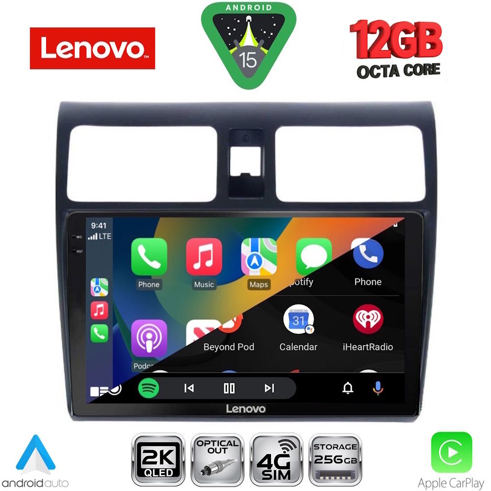 LENOVO SSZ 12684_CPA (10inc) MULTIMEDIA TABLET for SUZUKI SWIFT mod. 2005-2011 LENOVO SSZ 12684_CPA (10inc) MULTIMEDIA TABLET for SUZUKI SWIFT mod. 2005-2011