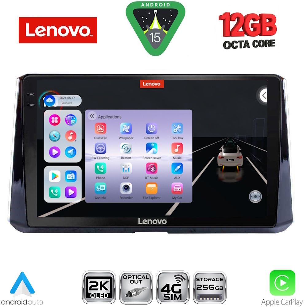 LENOVO SSZ 12716_CPA (10inc) MULTIMEDIA TABLET for TOYOTA COROLLA mod. 2019-2026 LENOVO SSZ 12716_CPA (10inc) MULTIMEDIA TABLET for TOYOTA COROLLA mod. 2019-2026