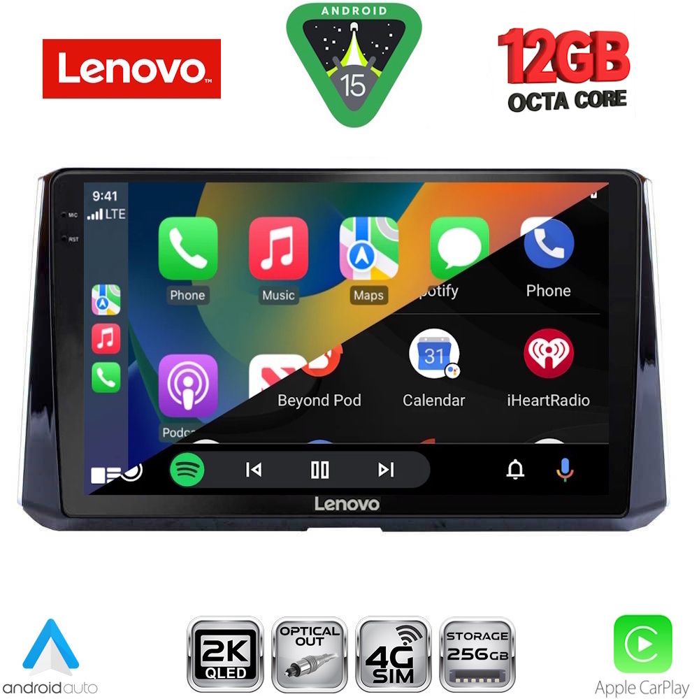 LENOVO SSZ 12716_CPA (10inc) MULTIMEDIA TABLET for TOYOTA COROLLA mod. 2019-2026 LENOVO SSZ 12716_CPA (10inc) MULTIMEDIA TABLET for TOYOTA COROLLA mod. 2019-2026