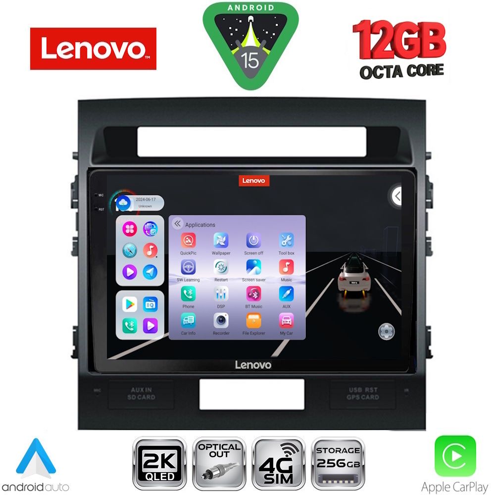 LENOVO SSZ 12724_CPA (10inc) MULTIMEDIA TABLET for TOYOTA LAND CRUISER mod. 2008-2015 LENOVO SSZ 12724_CPA (10inc) MULTIMEDIA TABLET for TOYOTA LAND CRUISER mod. 2008-2015