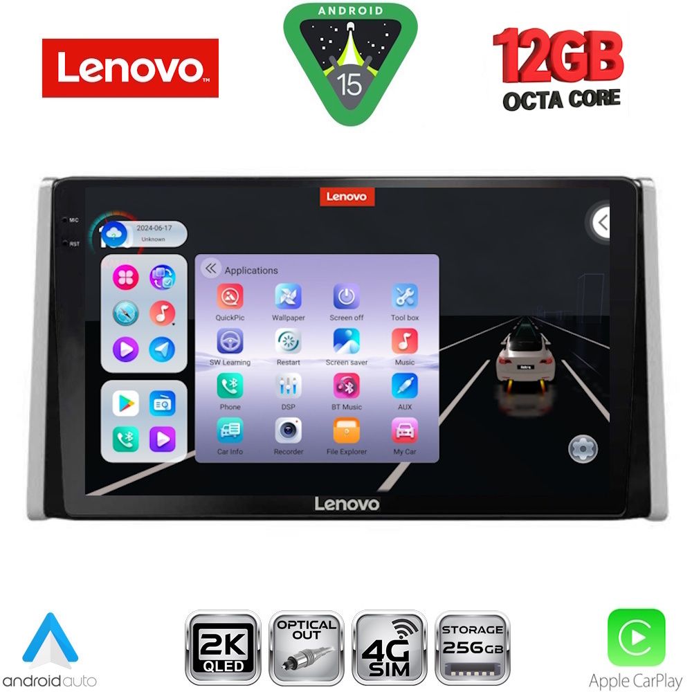 LENOVO SSZ 12734_CPA (10inc) MULTIMEDIA TABLET for TOYOTA RAV 4 mod. 2019-2025 LENOVO SSZ 12734_CPA (10inc) MULTIMEDIA TABLET for TOYOTA RAV 4 mod. 2019-2025