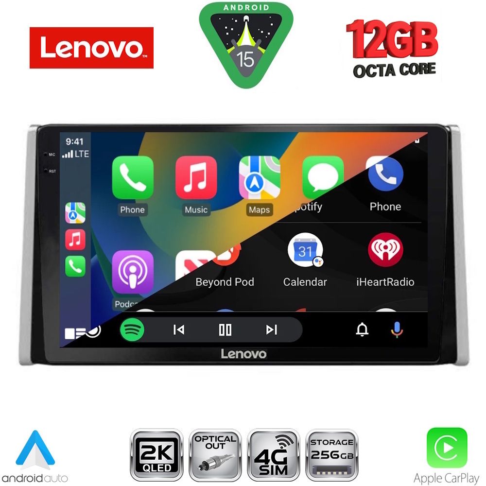 LENOVO SSZ 12734_CPA (10inc) MULTIMEDIA TABLET for TOYOTA RAV 4 mod. 2019-2025 LENOVO SSZ 12734_CPA (10inc) MULTIMEDIA TABLET for TOYOTA RAV 4 mod. 2019-2025