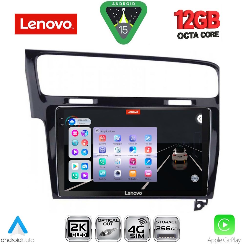 LENOVO SSZ 12747BL_CPA (10inc) MULTIMEDIA TABLET for VW GOLF 7 mod. 2013-2020 LENOVO SSZ 12747BL_CPA (10inc) MULTIMEDIA TABLET for VW GOLF 7 mod. 2013-2020