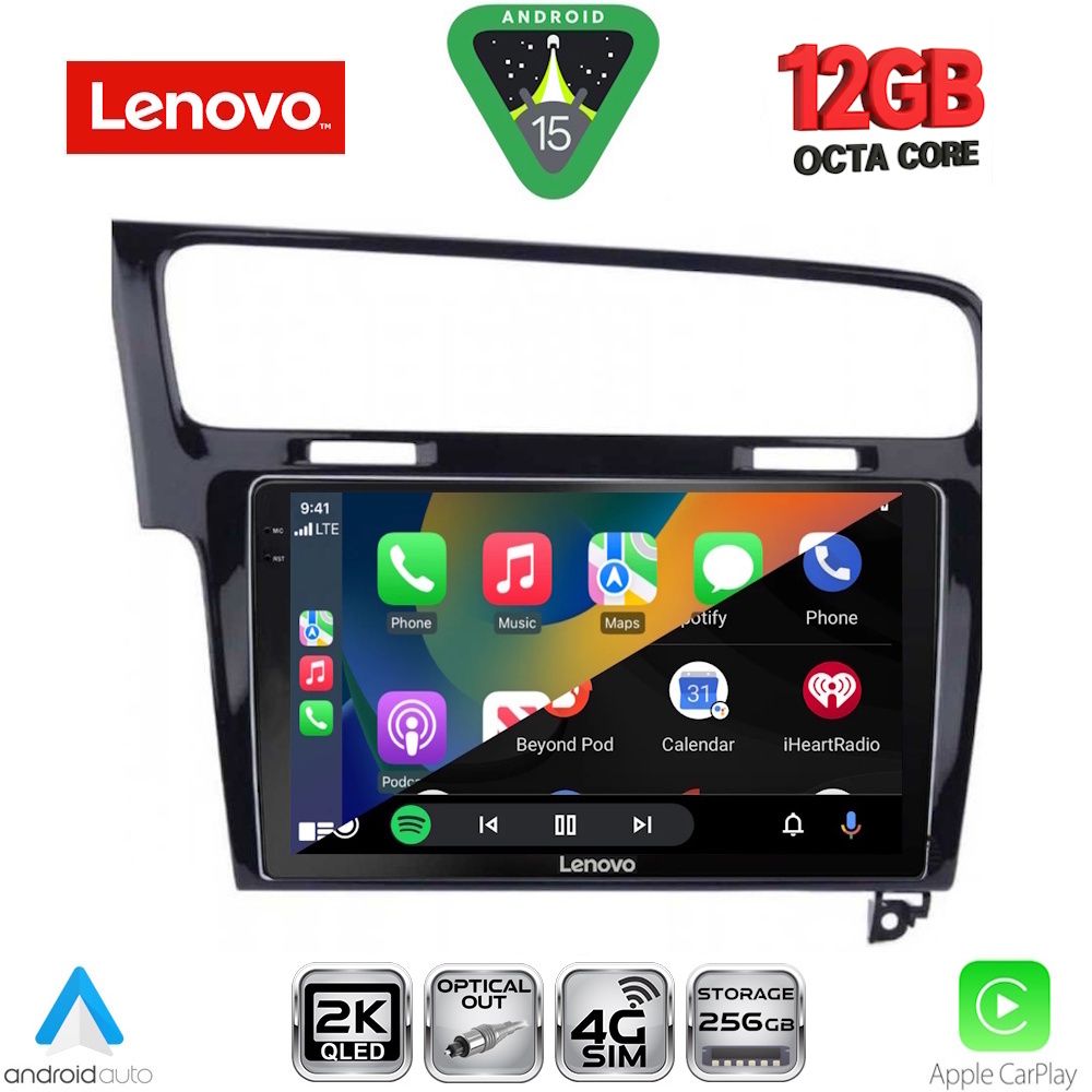 LENOVO SSZ 12747BL_CPA (10inc) MULTIMEDIA TABLET for VW GOLF 7 mod. 2013-2020 LENOVO SSZ 12747BL_CPA (10inc) MULTIMEDIA TABLET for VW GOLF 7 mod. 2013-2020