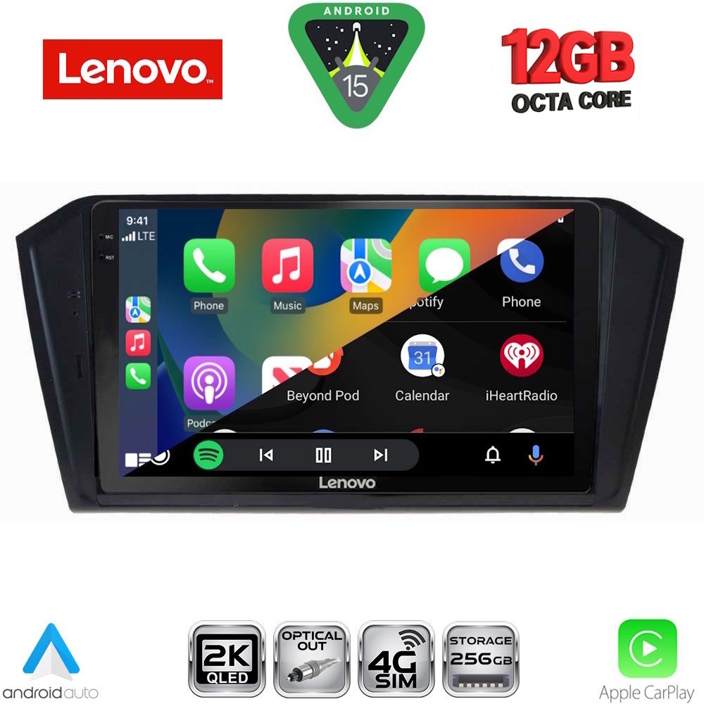 LENOVO SSZ 12750_CPA (10inc) MULTIMEDIA TABLET for VW PASSAT mod. 2016-2023 LENOVO SSZ 12750_CPA (10inc) MULTIMEDIA TABLET for VW PASSAT mod. 2016-2023