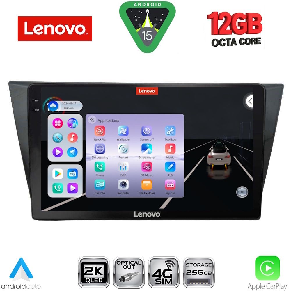 LENOVO SSZ 12761_CPA (10inc) MULTIMEDIA TABLET for VW TIGUAN mod. 2016-2024 LENOVO SSZ 12761_CPA (10inc) MULTIMEDIA TABLET for VW TIGUAN mod. 2016-2024