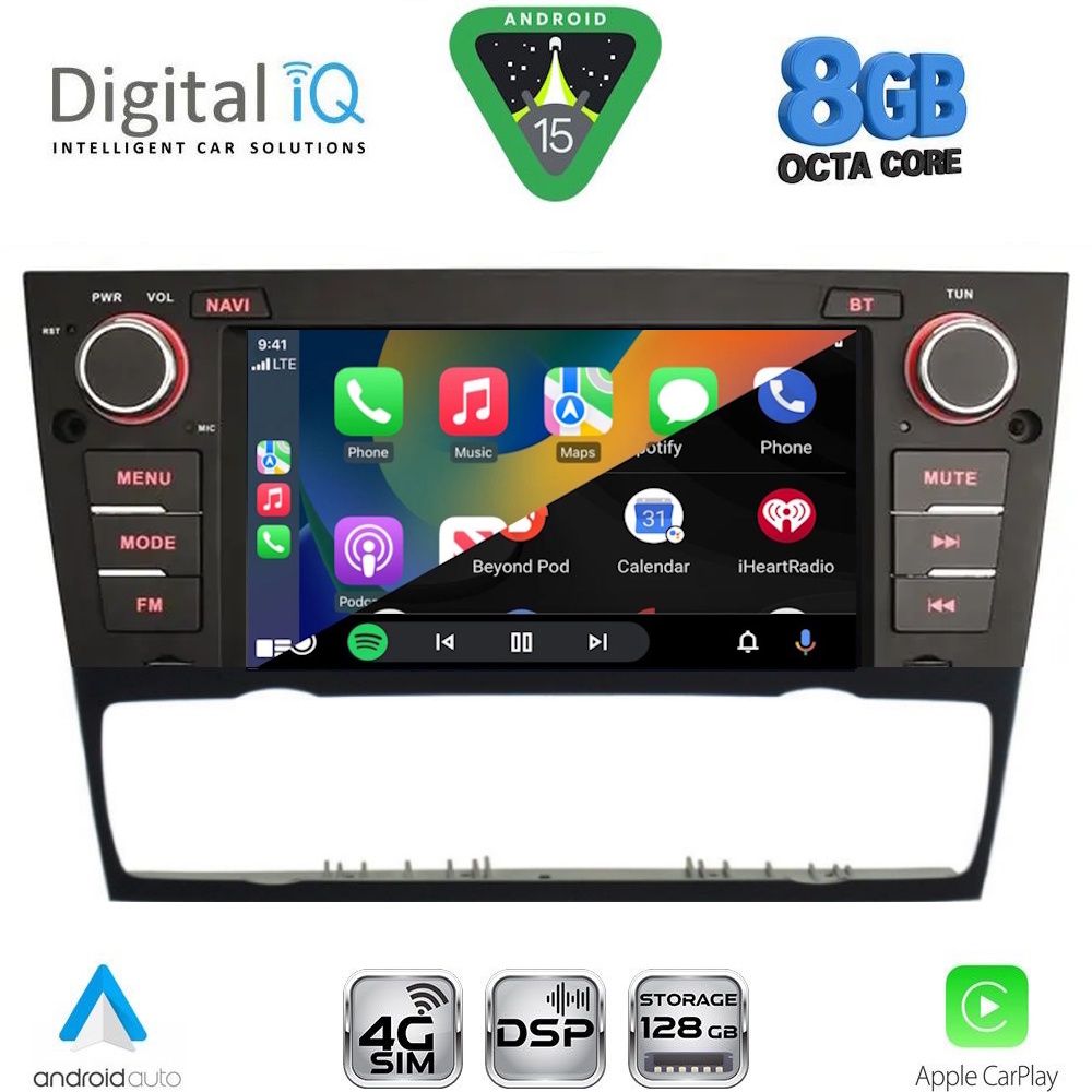 DIGITAL IQ BLM 795_CPA (7" DECK) MULTIMEDIA OEM for BMW S.3 (E90-91-92-93) mod. 2005-2012 DIGITAL IQ BLM 795_CPA (7" DECK) MULTIMEDIA OEM for BMW S.3 (E90-91-92-93) mod. 2005-2012